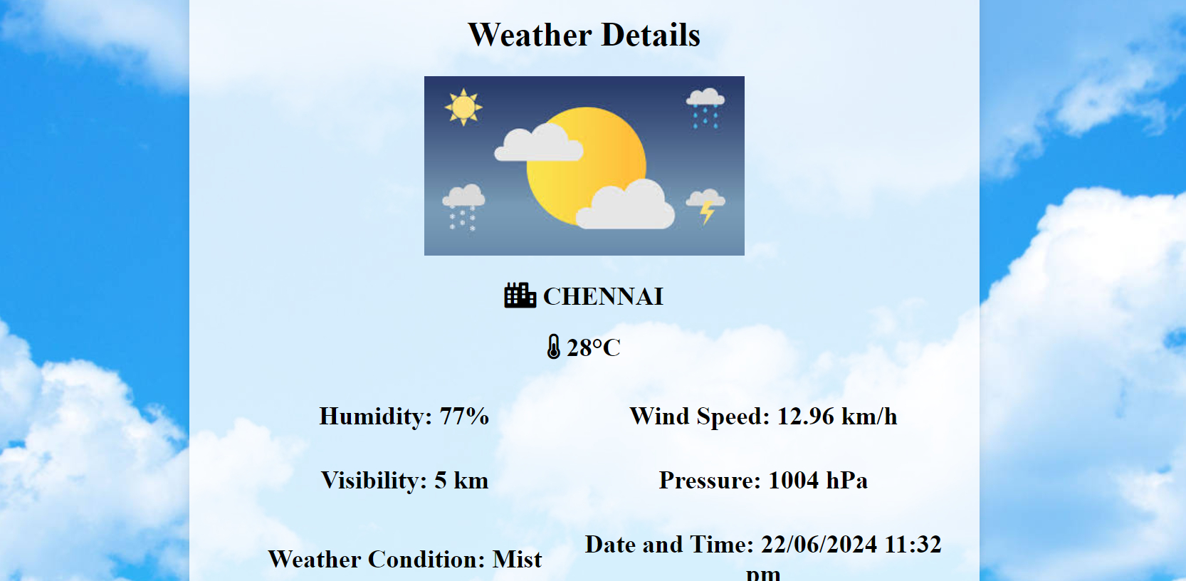 Weather Details